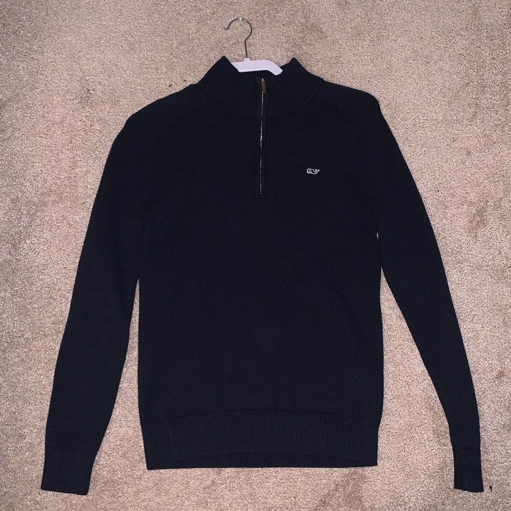 Blue Vineyard Vines Women’s Sweater Quarter Zip